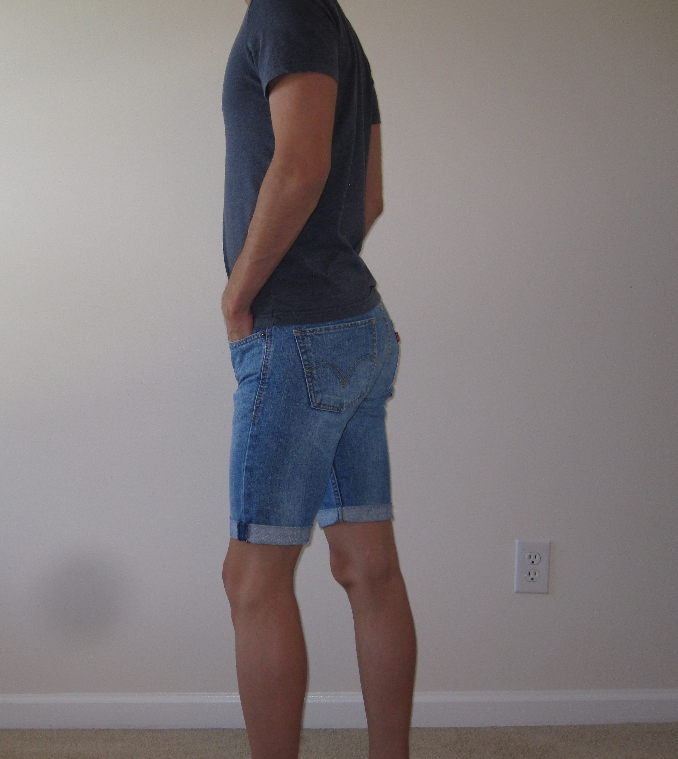 Levi's 511 Skinny Jean Shorts 